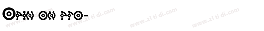Opin on pro字体转换